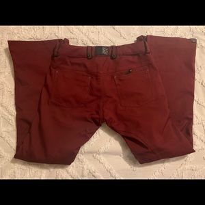 Bonfire dry level 2 snowboarding pants burgundy